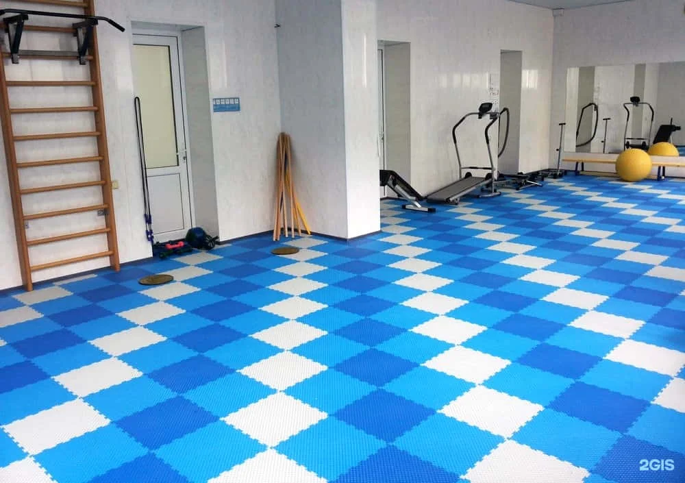 Garage Gym Tiles Designs