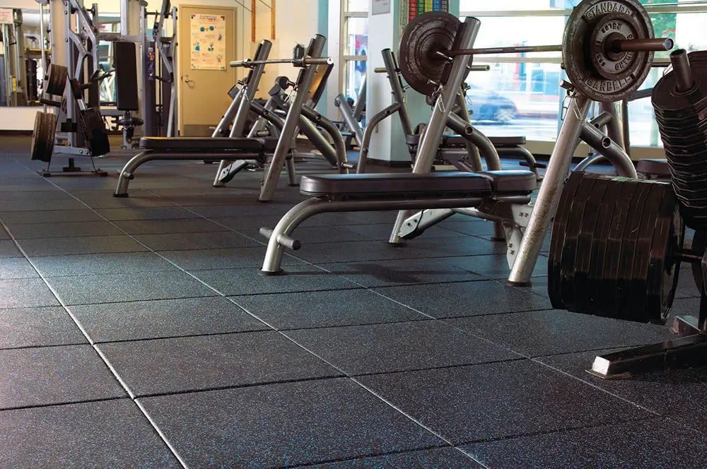 Garage Gym flooring Roll Tiles