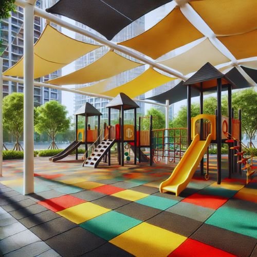 Rubber Playground Flooring